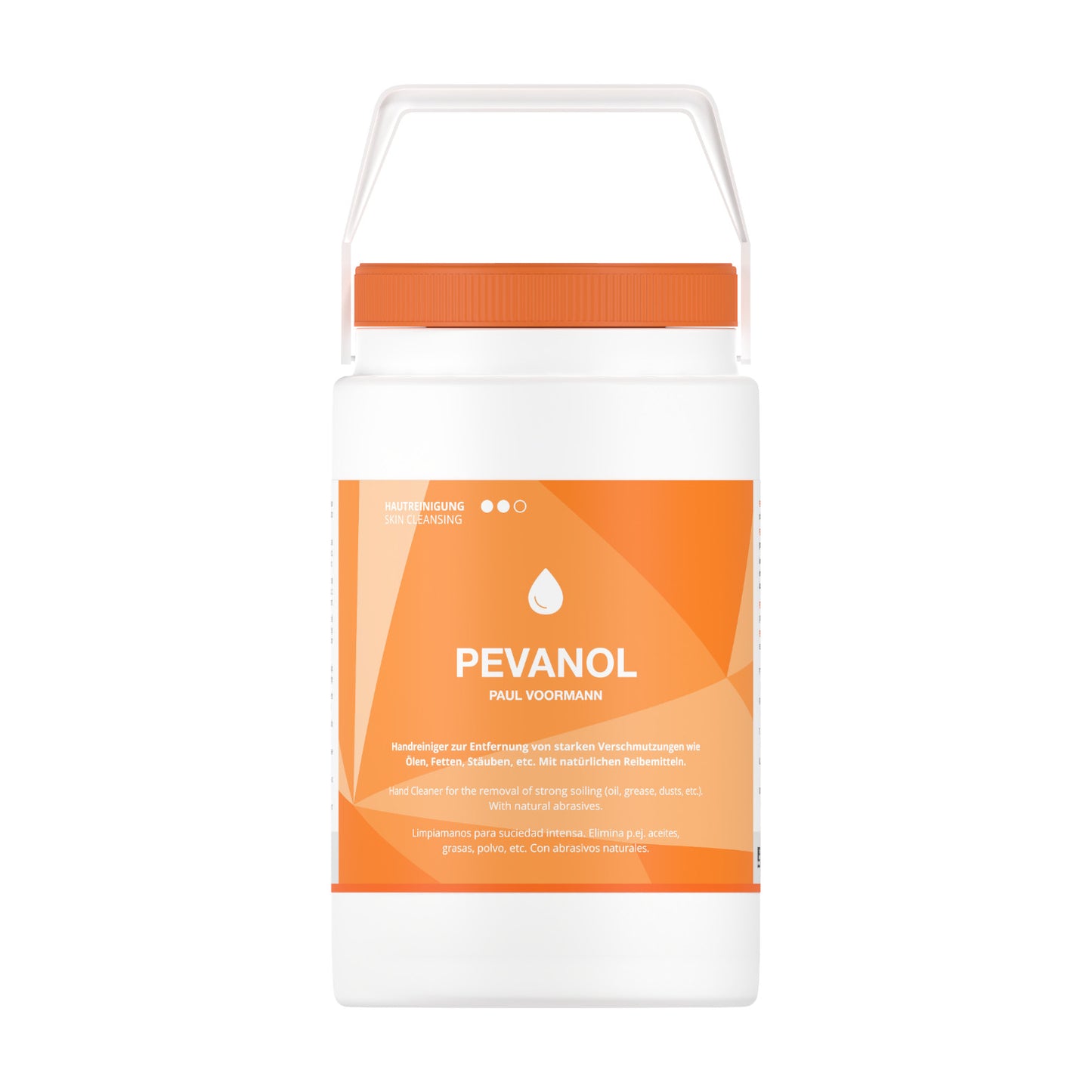 Pevanol - Hand cleaner with natural abrasives from corn cob flour, can