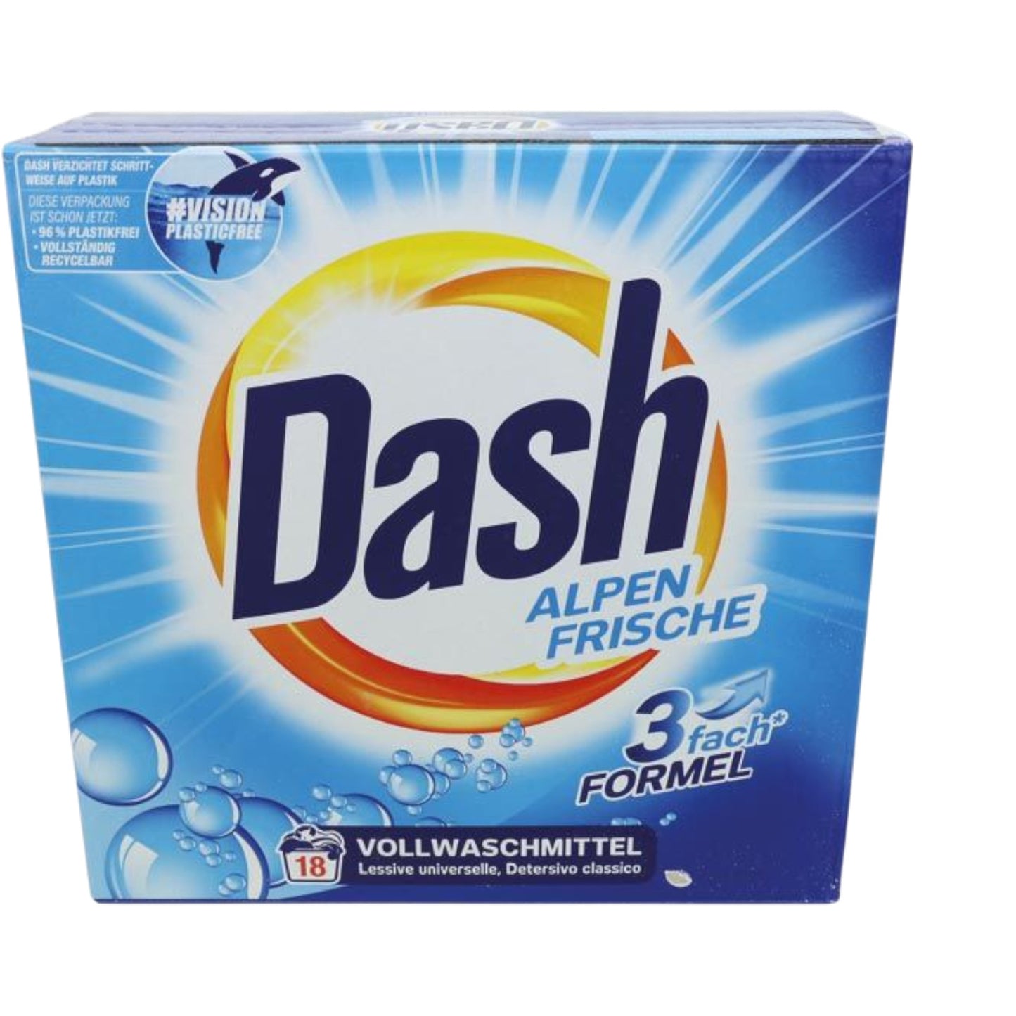 Dash Alpen Frische Vollwaschmittel 18WL 1,17kg