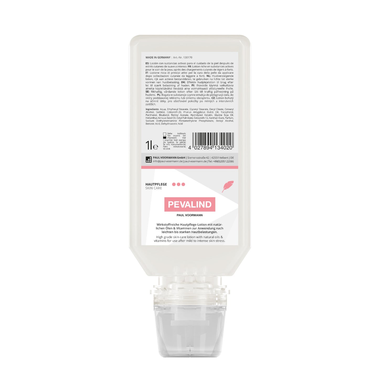 Hautpflege Wirkstoffreiche, hochwertige Hautpflege-Lotion 1 L Softflasche