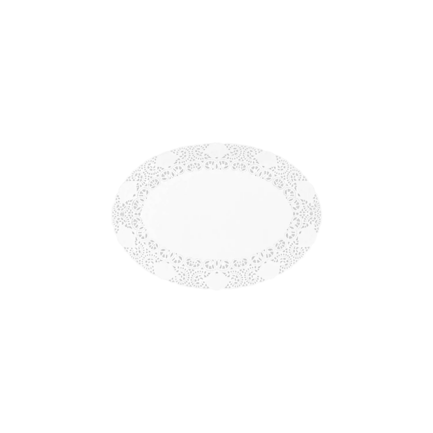 Tortenspitzen, Oval, 19 x 26 cm, 20 x 100 Stück