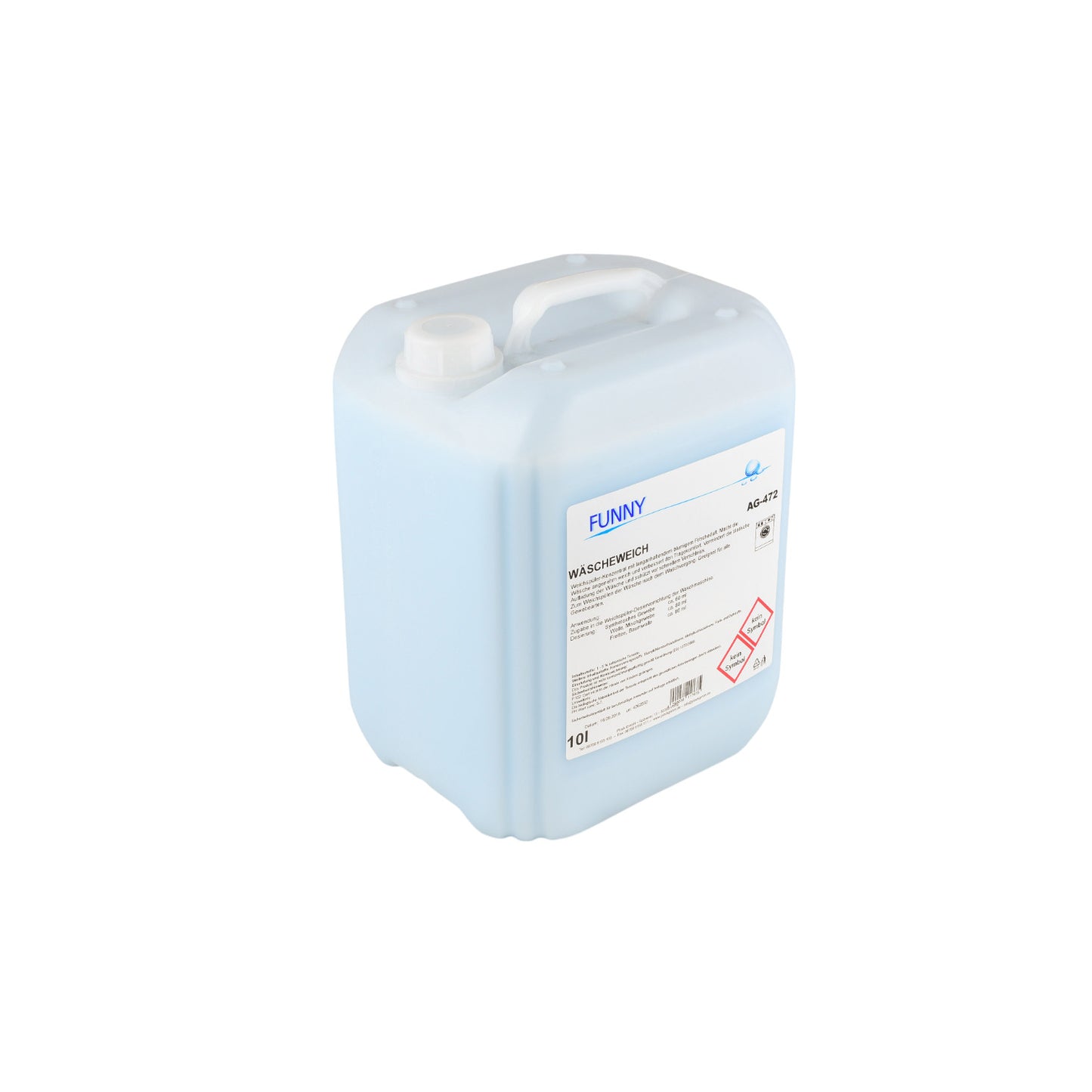 Fabric softener concentrate, 10 liters, blue