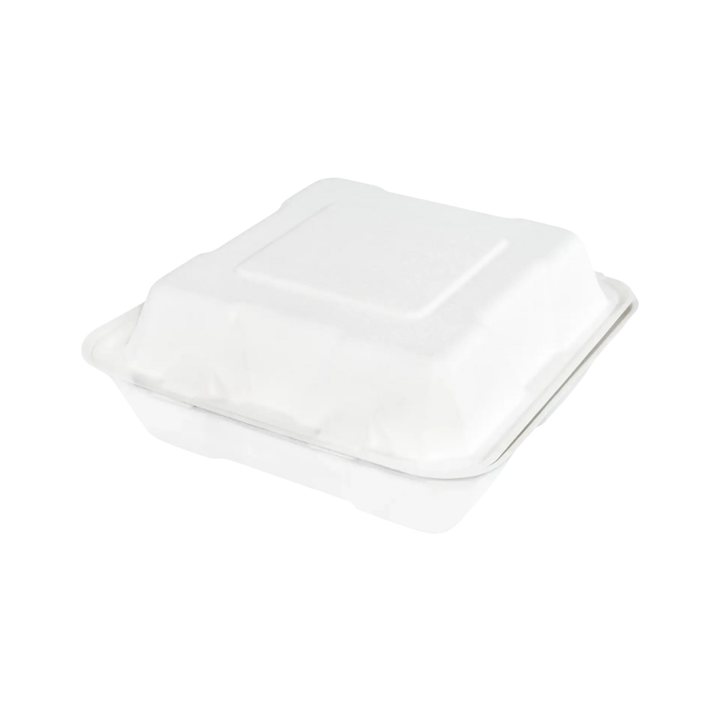 Menüklappbox, ungeteilt, aus Zuckerrohr, 2 x 100 Stück