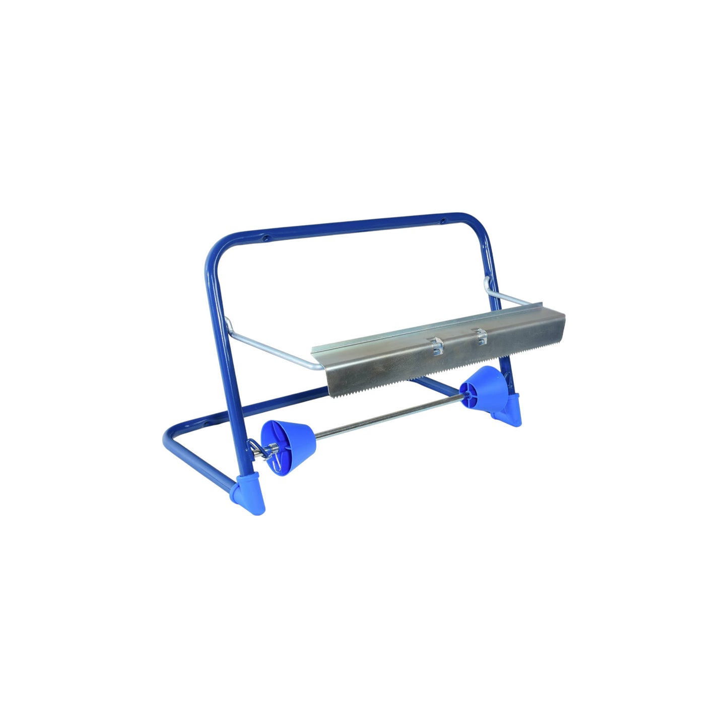 Cleaning roll dispenser, wall mount, metal, for rolls up to 405 mm
