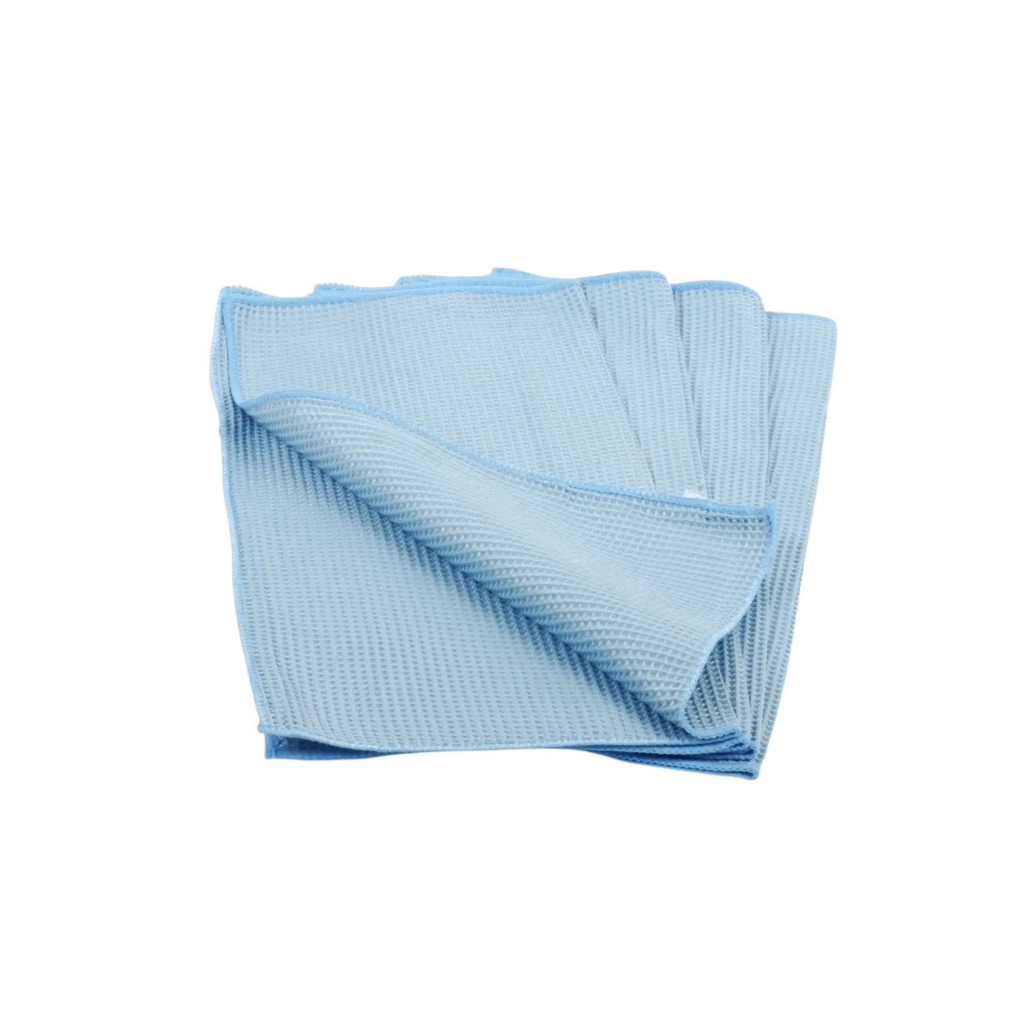Microfiber waffle cloths, blue, 40 x 40 cm, 20 x 10 pieces