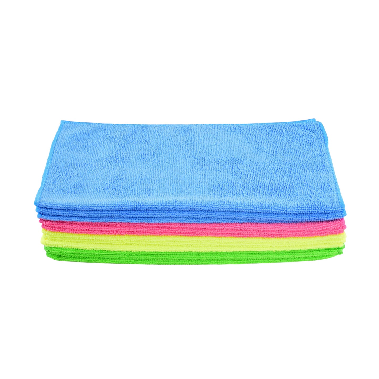 Microfiber cloths, 4 colors, pre-sorted in 3 pieces each, EXTRA, 32x32cm, 12 pieces, 80% cotton 20% polyamide