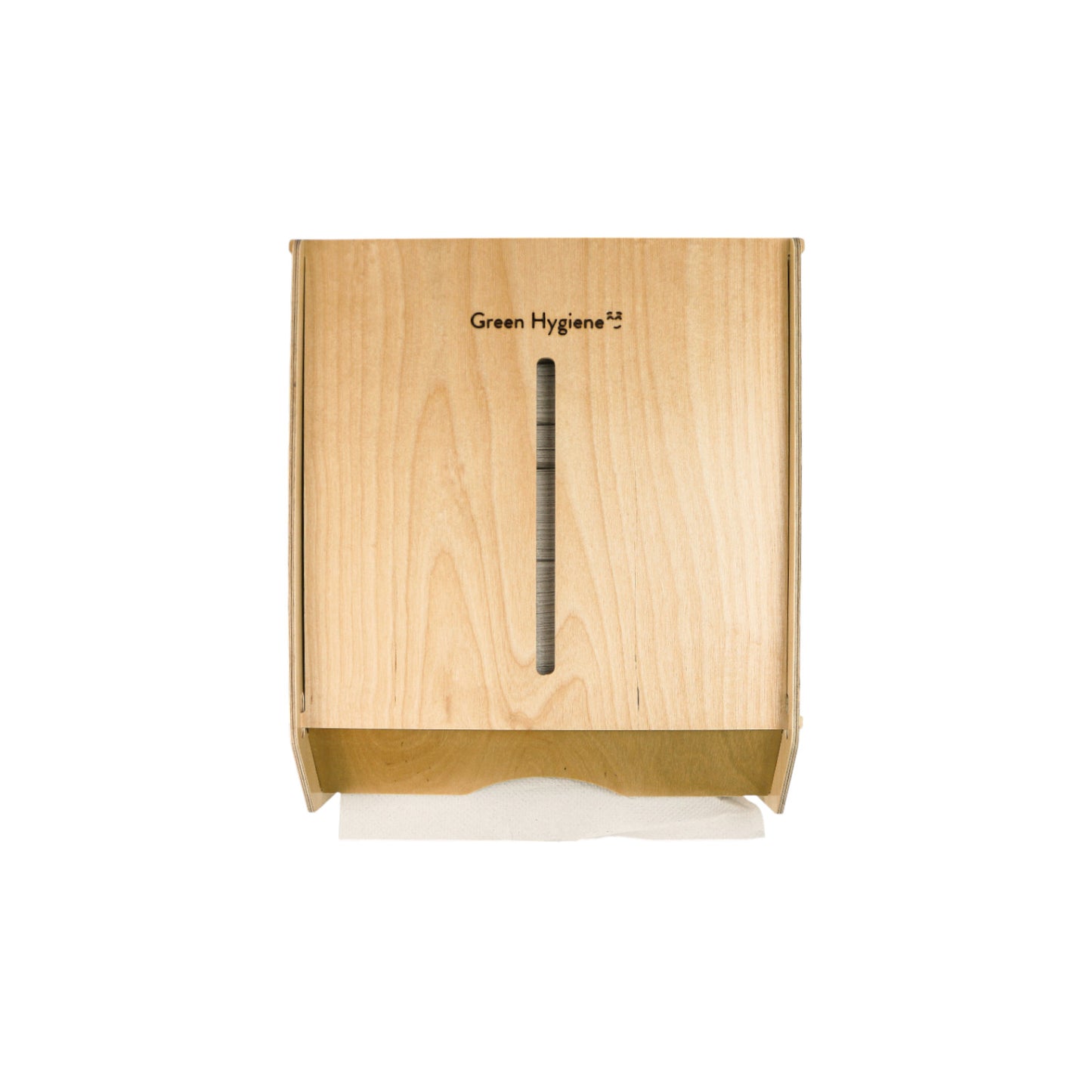 Spendersystem aus Holz für unsere Falthandtücher FRIEDA und FALK. Für die Montage an der Wand.