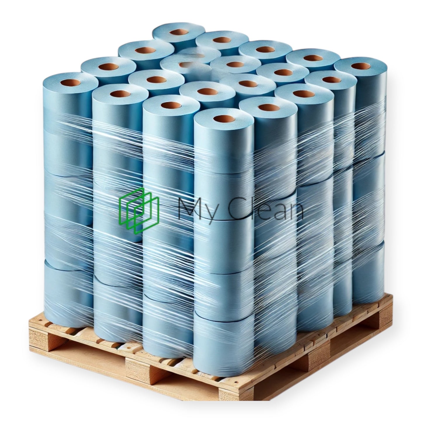 Putzrollen, 2-lagig, 500 Blatt, Zellstoff-Mix