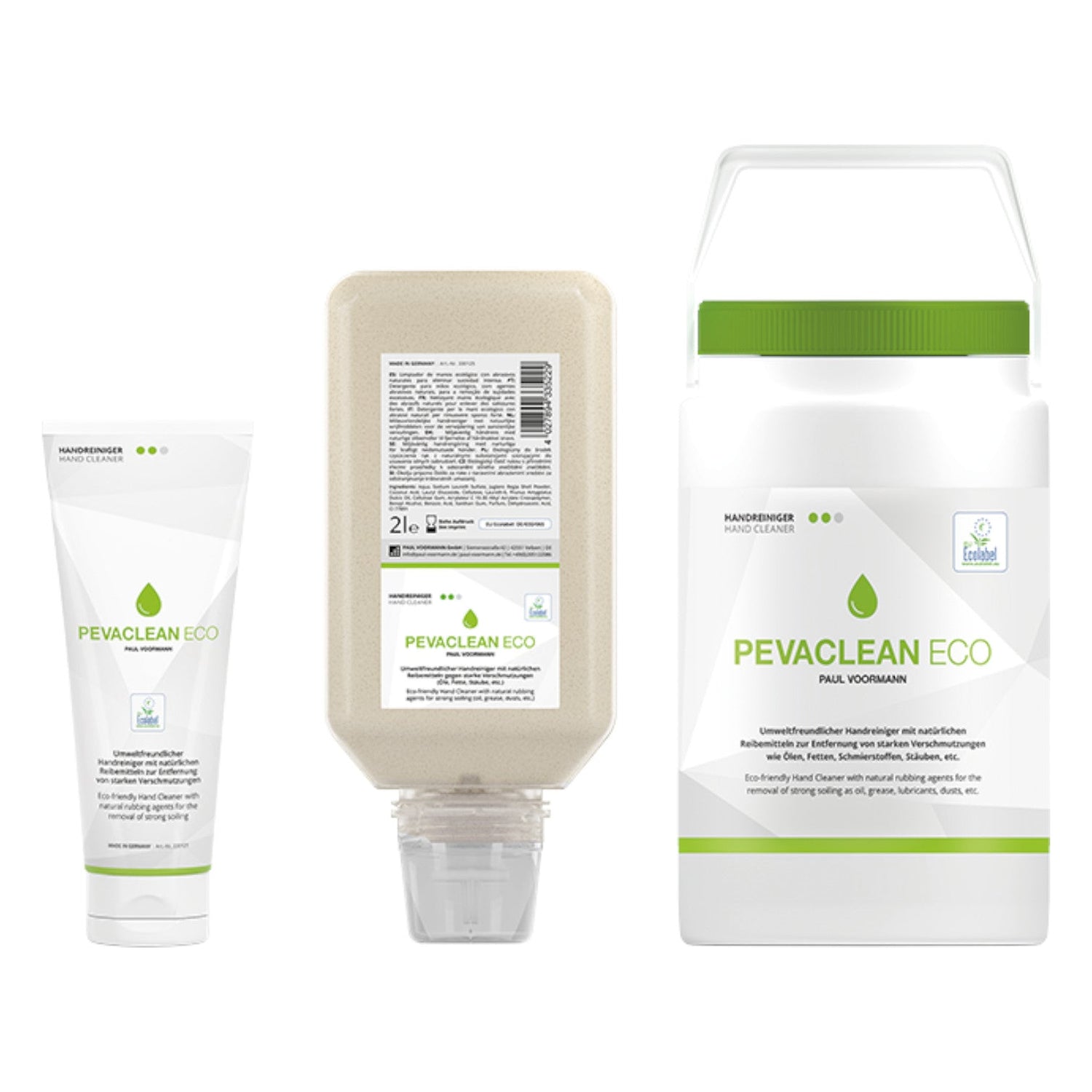 PEVACLEAN ECO Umweltfreundlicher Handreiniger, auch für sensible Haut - unparfümiert