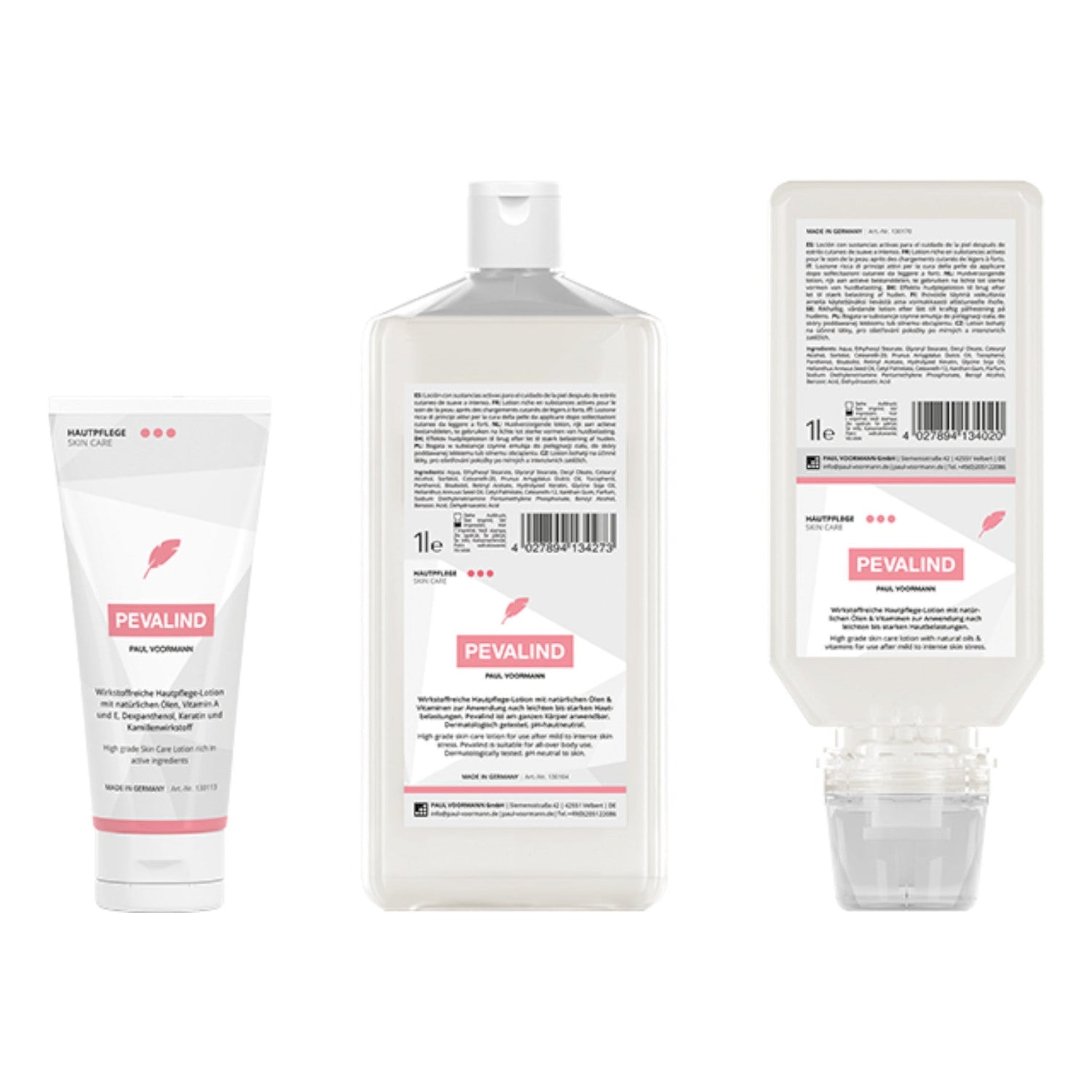 PEVALIND Wirkstoffreiche, hochwertige Hautpflege-Lotion