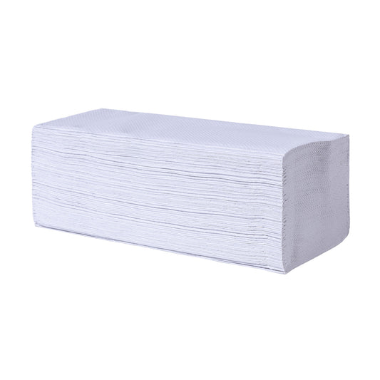 Falthandtücher, V-Falz, 2-lagig, 25,00 x 23,00 cm, 4000 Blatt, Recycling, FSC Recycled 100%, NC-COC-029450