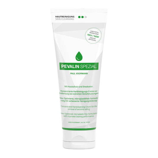 Pevalin Spezial - Concentrated hand cleansing cream with natural abrasives from corn cob and walnut shell flour - with intensive effect, tube