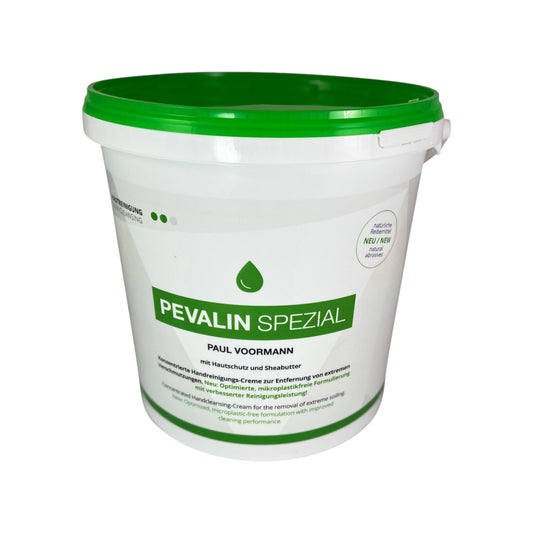 Pevalin Spezial - Concentrated hand cleaning cream with natural abrasives from corn cob and walnut shell flour - with intensive effect, bucket