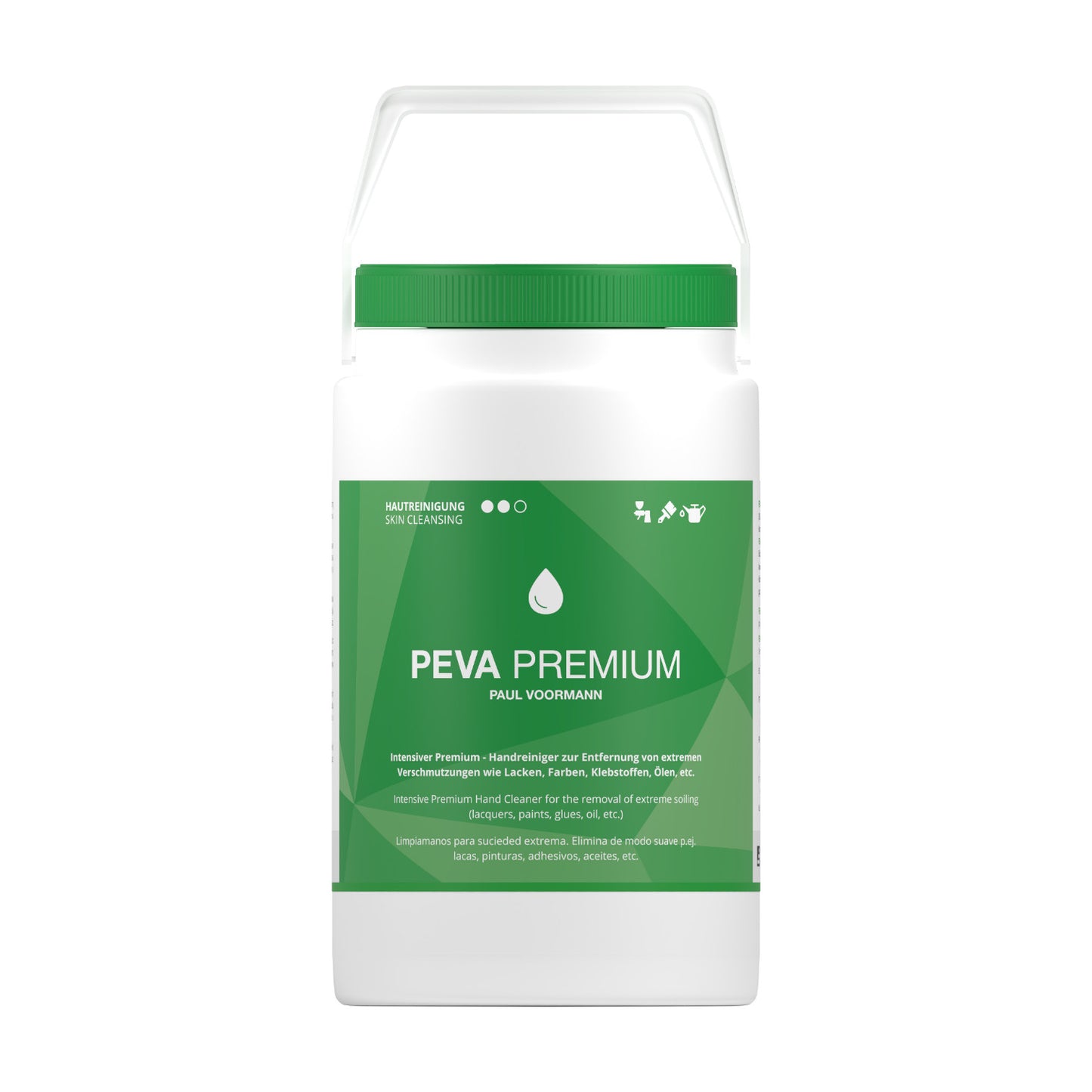 Peva Premium - Premium hand cleaner with natural abrasives made from walnut shell flour - with particularly intensive effect, can