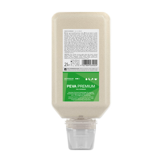 Peva Premium - Premium hand cleaner with natural abrasives made from walnut shell flour - with particularly intensive effect, soft bottle