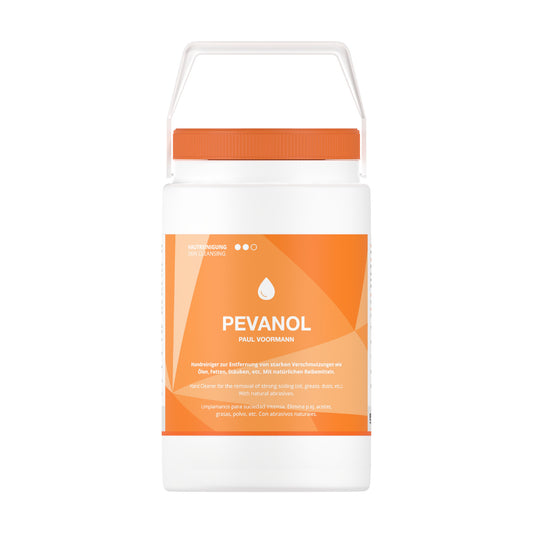 Pevanol - Hand cleaner with natural abrasives from corn cob flour, can