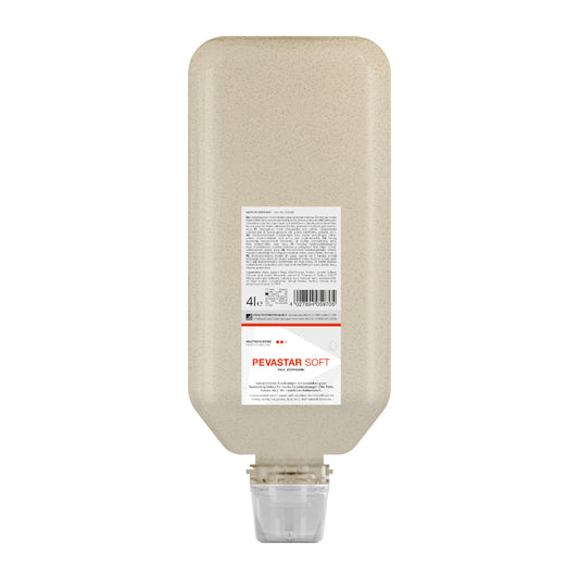 Pevastar SOFT - natural scrubs made from walnut shell flour - suitable for sensitive skin, soft bottle