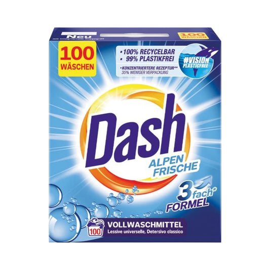 Dash Waschpulver 100WL Alpen Frische 6kg