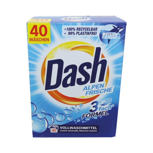Dash Alpen Frische Vollwaschmittel 40WL 2,6kg