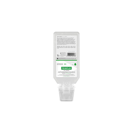 Pevaplus Skin Cleansing &amp; Washroom Hygiene Soft Bottle 1L | Light Soiling Environmentally friendly, mild skin cleansing lotion