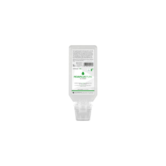 Pevaplus PURE Hautreinigung & Waschraumhygiene Softflasche 1L | leichte Verschmutzung  Umweltfreundliche, milde Hautreinigungs-Lotion – unparfümiert