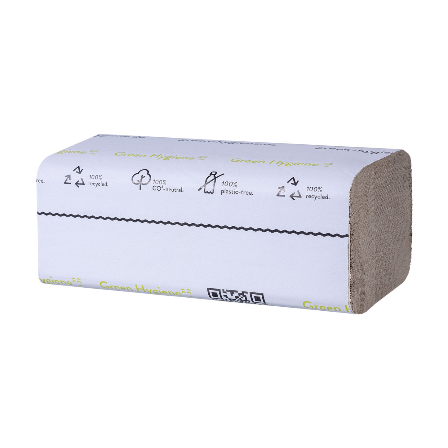 Falthandtücher, V-falz, 1-lagig, 25,0 x 23,0 cm, 5000 Blatt, Recycling