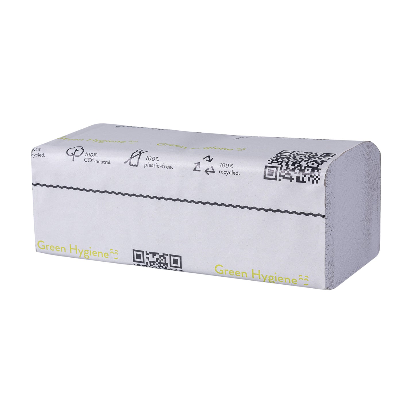 Falthandtücher, V-Falz, 2-lagig, 25,00 x 23,00 cm, 4000 Blatt, Recycling, FSC Recycled 100%, NC-COC-029450