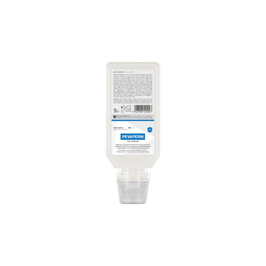 Pevaperm PURE Skin Protection Soft Bottle 1L For protection against aqueous and non-aqueous working materials – unscented