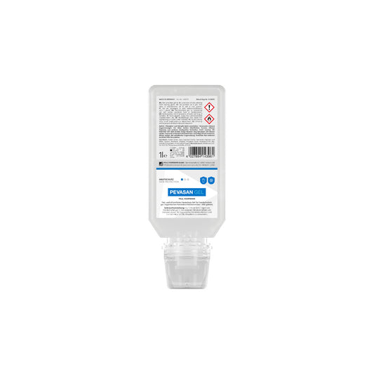 Pevasan Gel Skin Protection Bottle 1L Hygienic hand disinfectant (VAH-listed) and skin protection gel unscented