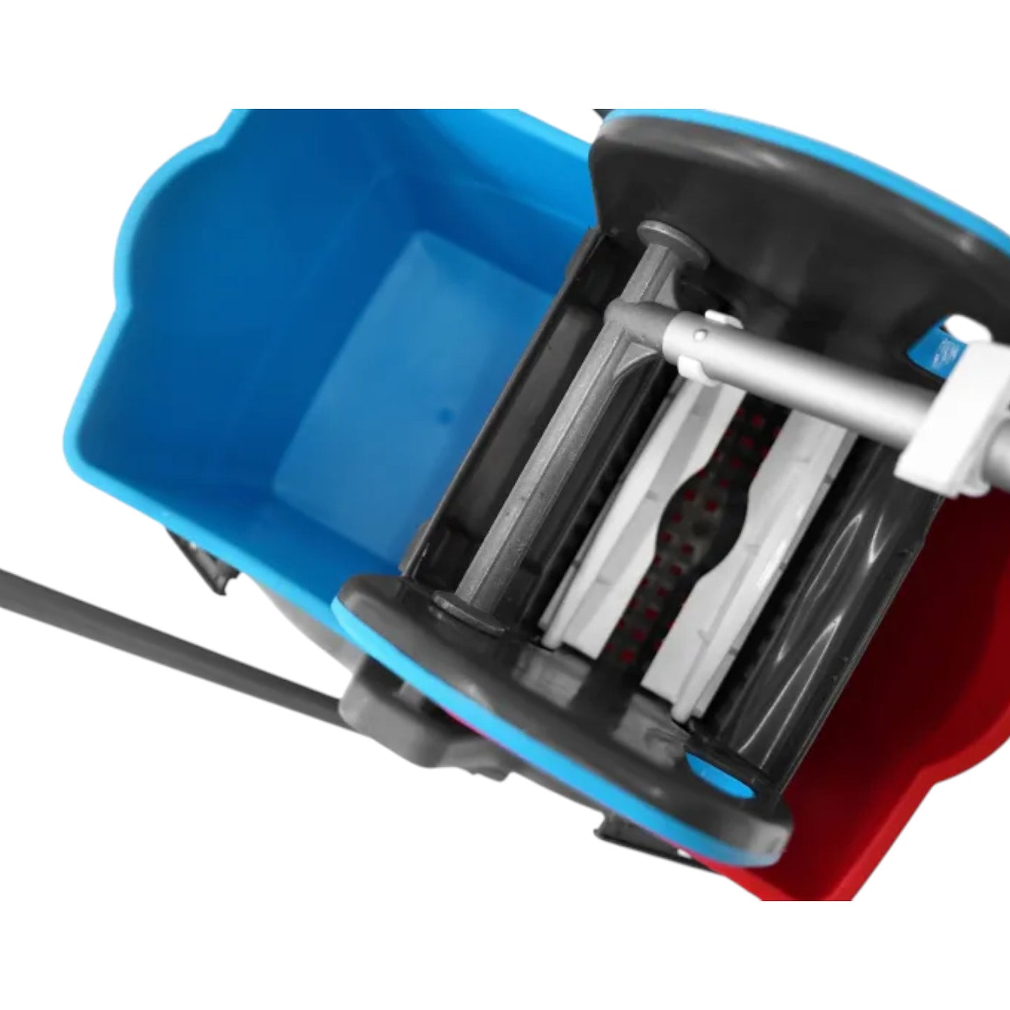 Doppelfahrwagen mit 2 x 25 l Eimer und Kunststoffpresse