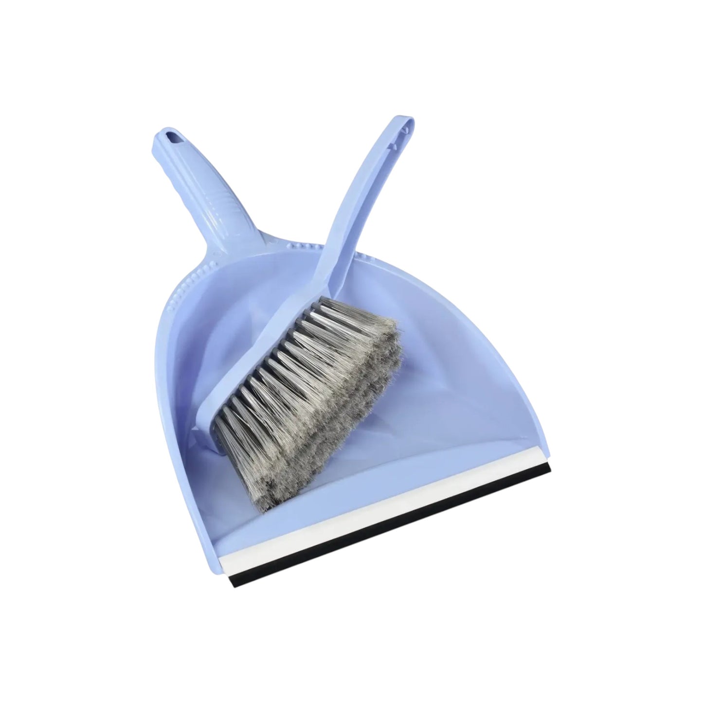 Handkehrschaufel mit Besen, blau