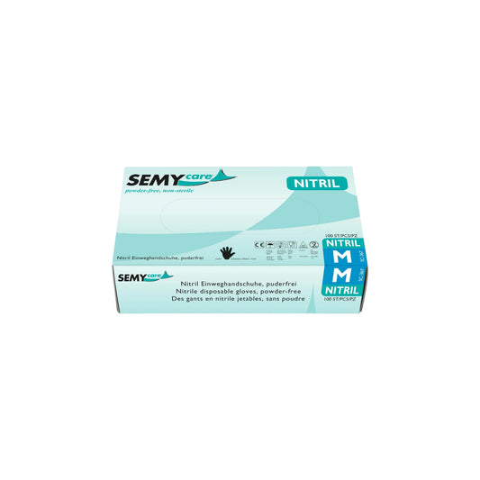 Nitrile disposable gloves black, powder-free, 10 x 100 pieces 