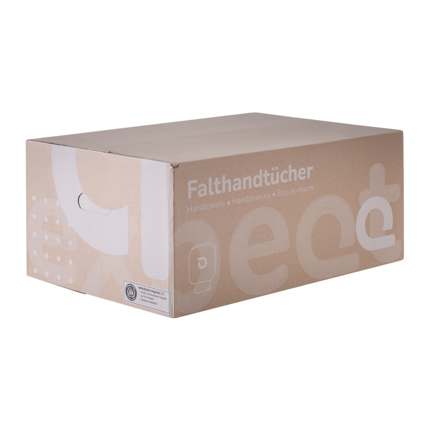 Falthandtücher, V-Falz, 1-lagig, 25,00 x 23,00 cm, 5000 Blatt, RC Krepp