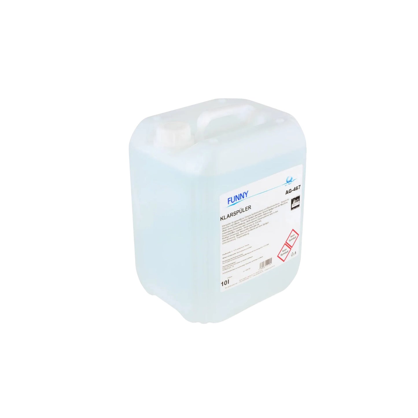 Rinse aid for glasses and dishes, 10 l