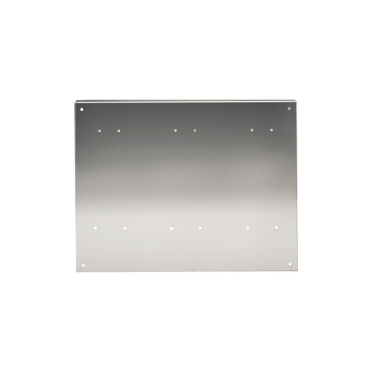 Mounting wall plate for practical installation of 3 PEVAMAT SF dispensers, made of VA-STEEL