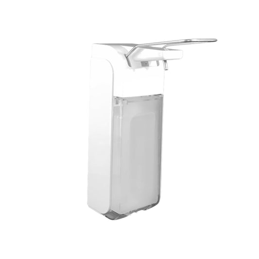 Plastic dispenser for 1 l bottle, with transparent cover, without lock