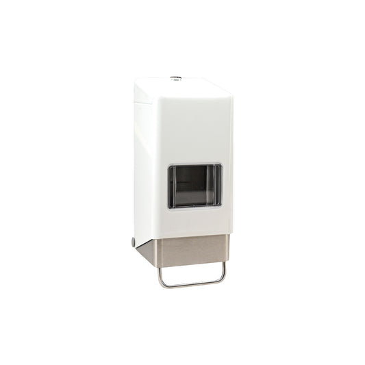 PEVAMAT SF - stainless steel dispenser for 1 l and 2 l soft bottles, without lock