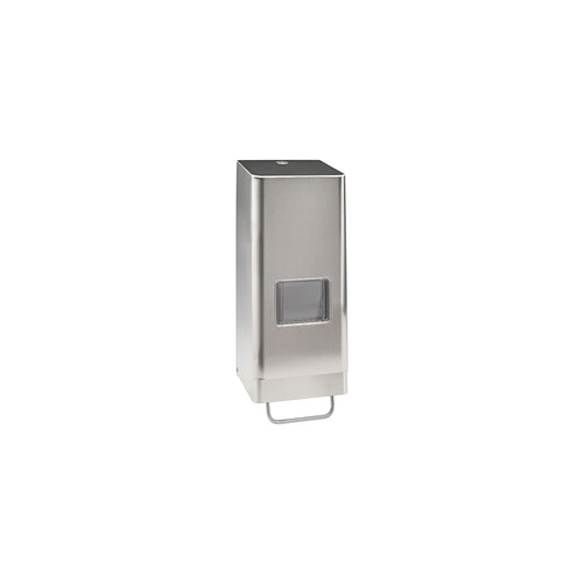 PEVAMAT SF4 - stainless steel dispenser for 4 l soft drinks bottles, lockable, matt brushed