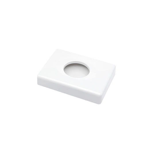 Dispenser for hygiene bags, white, made of plastic, 140x100x25 mm