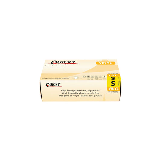 Vinyl disposable gloves, transparent, powder-free, 10 x 100 pieces 