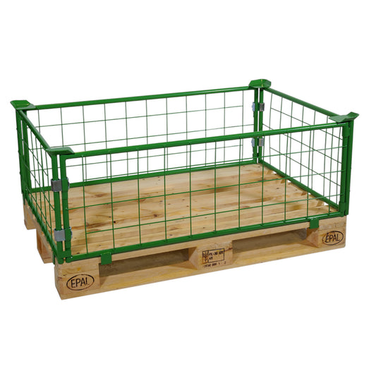 Gitteraufsatzrahmen 400, 100x100 Drahtmaschung, grün