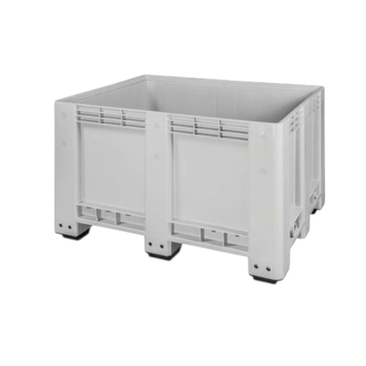 Big Box geschlossen mit 3 Kufen 1.200 x 800 x 790 mm | Grau, ähnlich RAL 7040