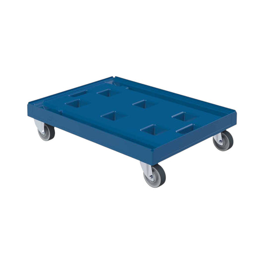 Transportroller KU blau, 612 x 814, offene Variante, ø 100 TPE