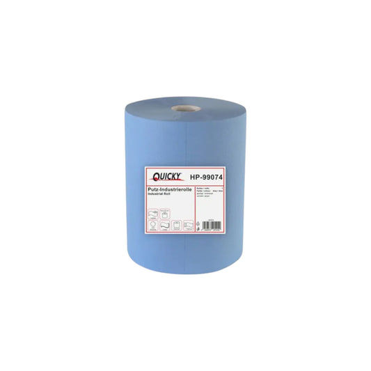 Industrierolle 36 cm, 3-lagig, recycling blau, 1.000 Blatt, 1 Rolle