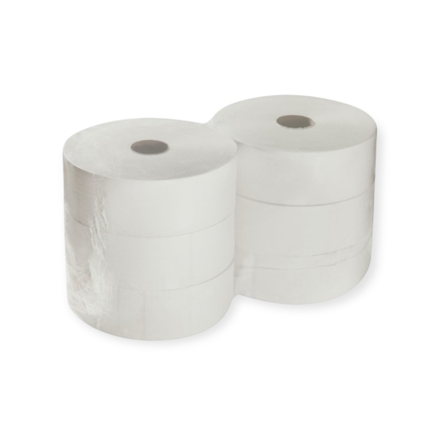 Jumbo-Toilettenpapier, 2-lagig, 380,0m, Recycling, Blatt 9,0 x 22,0 cm, Ø Hülse 6cm, Ø Rolle 27,0cm.