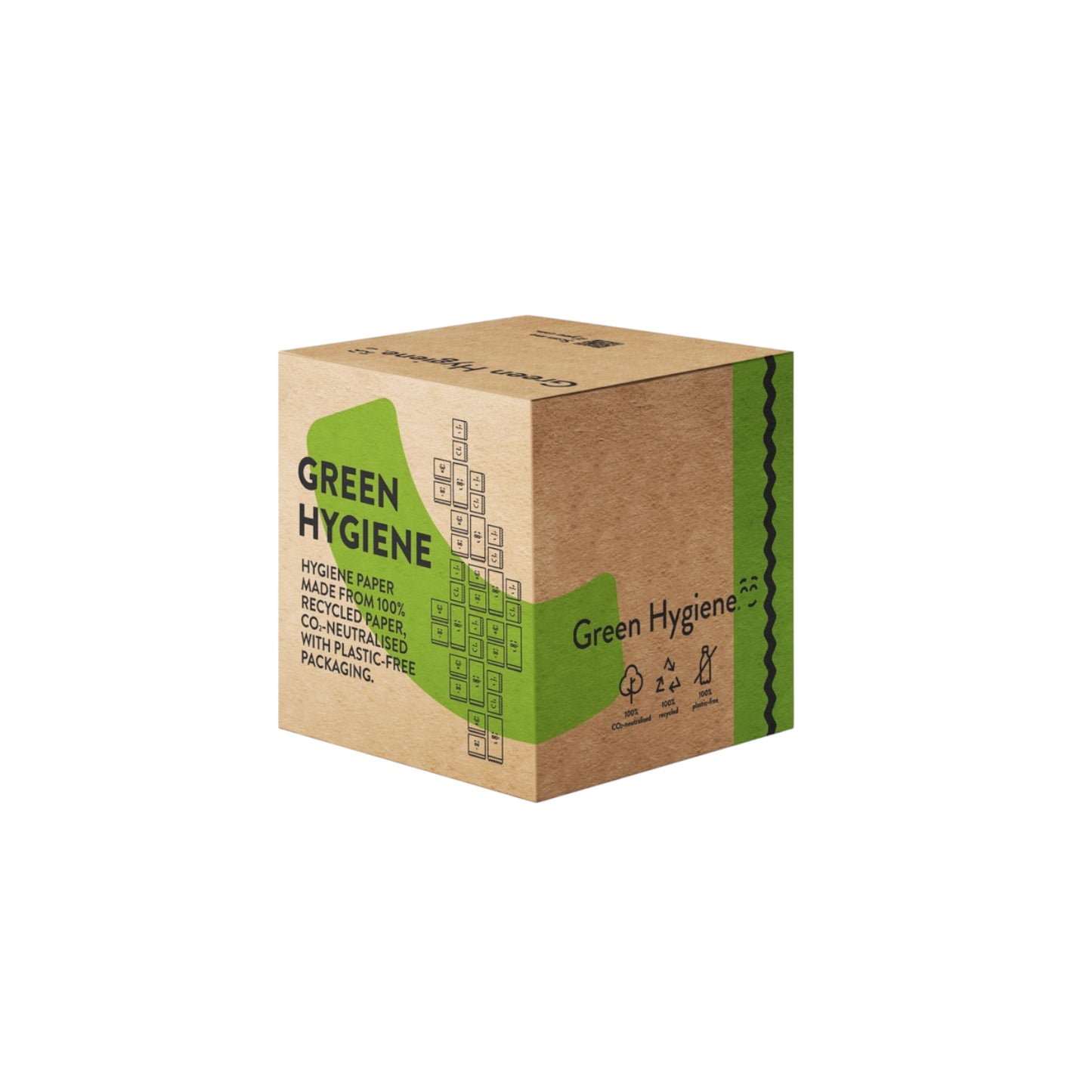 Toilettenpapier Kleinrolle, 3-lagig, 400 Blatt, Recycling