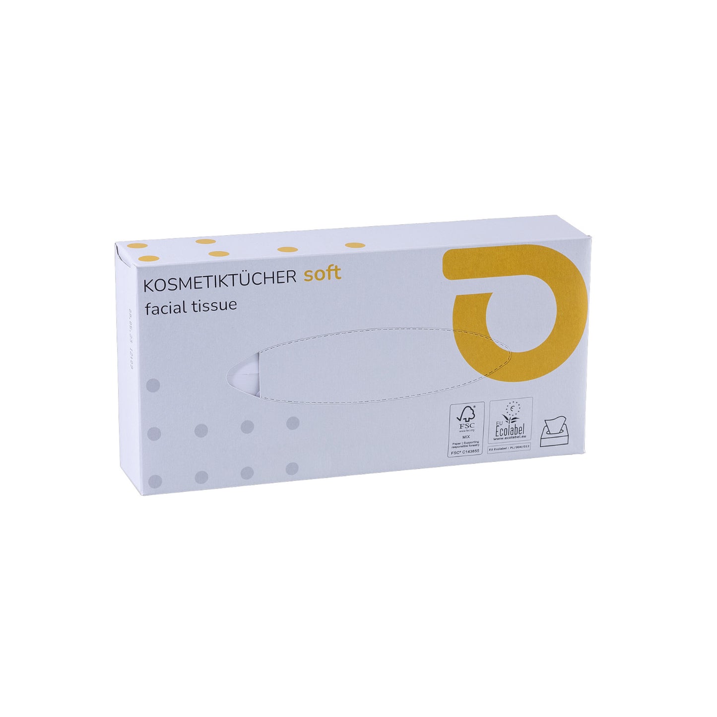 Mouchoirs cosmétiques, 2 plis, 20,5 x 19,5 cm, 40 x 100 feuilles, cellulose 