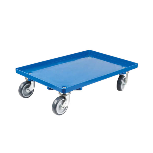 Transportroller KU blau, 415 x 615 mm, light Deck, ø 100 TPE