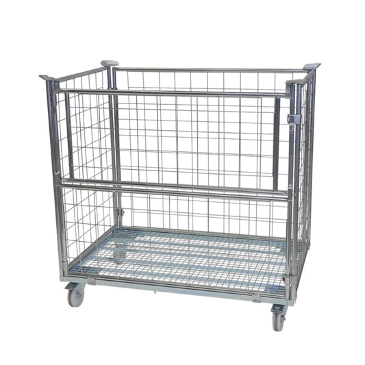 Gitteraufsatzrahmen 1000 ME, 100x100 Drahtmaschung, auf Stahlrollplatte 800 x 1200 mm, Cr 3