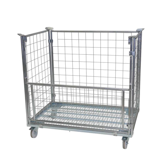 Gitteraufsatzrahmen 1200 ME, 100x100 Drahtmaschung, auf Stahlrollplatte 800 x 1200 mm, Cr 3