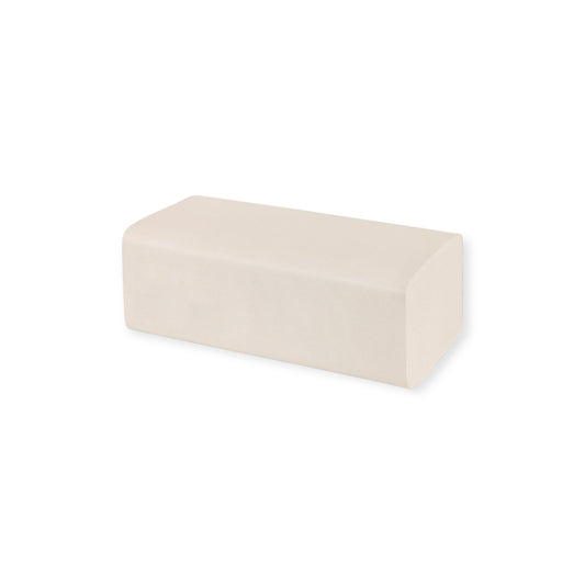 Folded towels, V-fold, 2-ply, 25.0 x 23.0 cm, 3200 sheets.